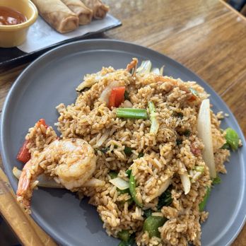 Tuk Tuk Thai Kitchen - Basil Fried Rice with shrimp - Thai Near Me - Houston, Texas