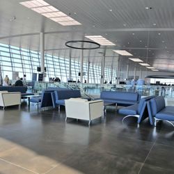 Porto di Civitavecchia - Inside the lounge area of the cruise port