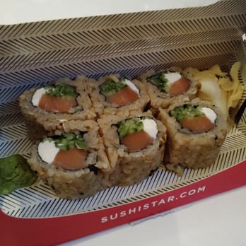 Sushi Star - Snacking on a Sushi Star roll. - Sushi Bars Near Me - New York, New York