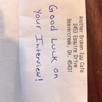 Another Broken Egg Cafe - Thank you Crystal! - Breakfast & Brunch Near Me - Beavercreek, Ohio