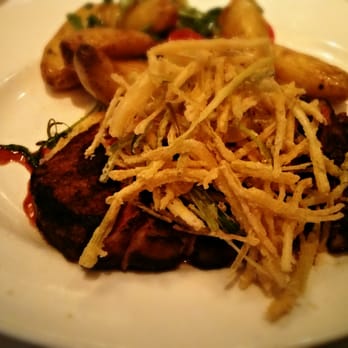 The Capital Grille - Ancho Rubbed Sirloin with Tomato Jam and Summer Flingerling Potato Salad - Steakhouses Near Me - Plano, Texas