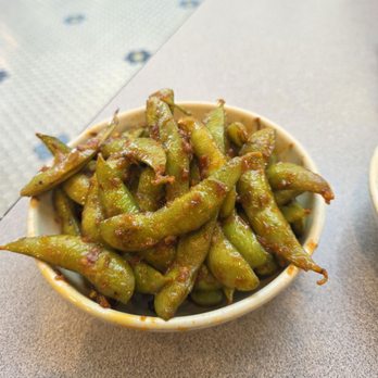 The Fisherman's Sushi - Spicy Edamame $7 - Japanese Near Me - Oxnard, California