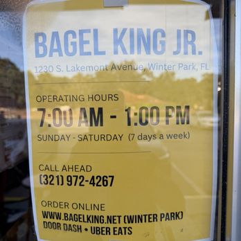 Bagel King - Breakfast & Brunch Near Me - Winter Park, Florida