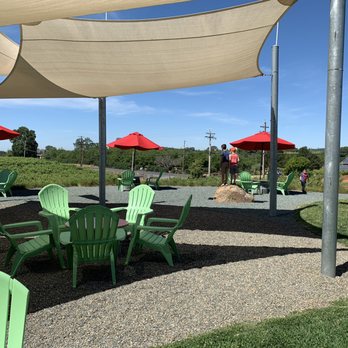 Andis Winery - Lots of seating and plenty of room to move around/relax or whatever. - Wineries Near Me - Plymouth, California