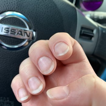 T & C Nails - Uneven. Not filed correctly or completely. - Nail Salons Near Me - Haltom City, Texas