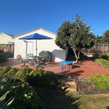 Sierra Madre Landscape - Back Patio (full view) - Landscaping Near Me - Sierra Madre, California
