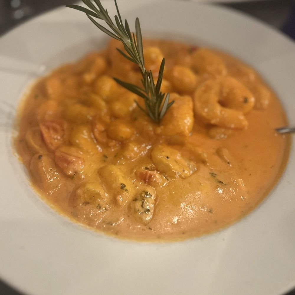 San Marco - Gnocchi and shrimp in vodka sauce - Italian Near Me - Venice, Florida San Marco - Gnocchi and shrimp in vodka sauce - Italian Near Me - Venice, Florida