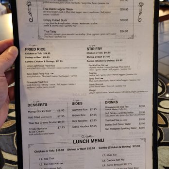 Lime Leaf Thai Eatery - Menu2 - Thai Near Me - Metairie, Louisiana