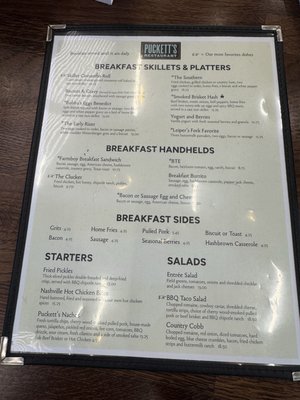 Menu photo 3 Pucketts - BNA Terminal D Nashville, TN Menu photo 3 Pucketts - BNA Terminal D Nashville, TN