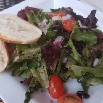 The Wine Bistro - Can't remember the name of this salad. Has balsamic dressing.  Pretty good. Not my favorite thing that ive had though. - Mediterranean Near Me - Upper Arlington, Ohio