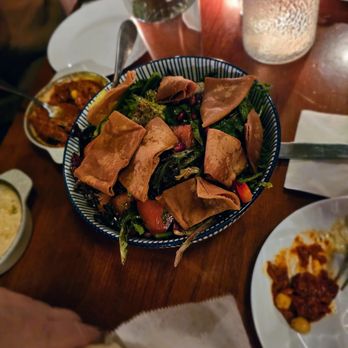 Fattoush By Salma - Mixed Appetizer Plate- Fattoush. Good, though overdressed - Lebanese Near Me - New York, New York Fattoush By Salma - Mixed Appetizer Plate- Fattoush. Good, though overdressed - Lebanese Near Me - New York, New York