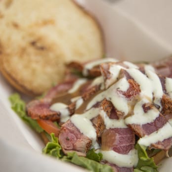 Barbed Wire Reef - Food Truck - Blackened Ahi Tuna Sandwich with Cucumber Wasabi Aioli and Balsamic Ponzu - Food Trucks Near Me Barbed Wire Reef - Food Truck - Blackened Ahi Tuna Sandwich with Cucumber Wasabi Aioli and Balsamic Ponzu - Food Trucks Near Me