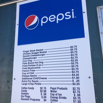 Magic Valley Speedway - Concessions Menu - Racing Experience Near Me - Twin Falls, Idaho