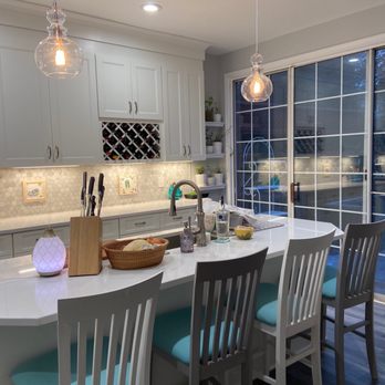 Virginia Kitchen and Bath - New island and extended cabinets - General Contractors Near Me - Leesburg, Virginia