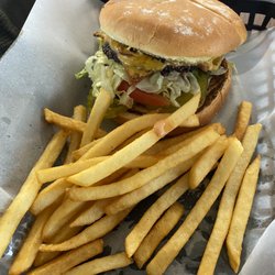 Shake Out - Double cheeseburger and fries