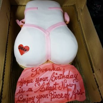 Erotic Bakery - Super delicious butt cake for the biggest butted dancer at one of the best known exotic dance clubs in the Chicago area. - Bakeries Near Me