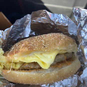The Model Bakery - Sausage Breakfast Sandwich - Bakeries Near Me - Napa, California The Model Bakery - Sausage Breakfast Sandwich - Bakeries Near Me - Napa, California