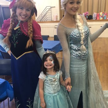 Enchanted Characters - Anna, my daughter, and Elsa at the end of the party. - Party Characters Near Me Enchanted Characters - Anna, my daughter, and Elsa at the end of the party. - Party Characters Near Me