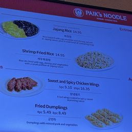 The shrimp fried rice as represented in the TV menu and what actually shows up at the table. The shrimp fried rice as represented in the TV menu and what actually shows up at the table.
