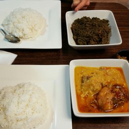 Cassava Leaf Served with Rice Cassava Leaf Served with Rice