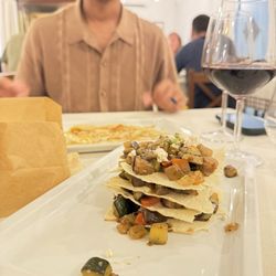 Sa Domu Sarda Pula - Millefoglie di pane carasau e verdure