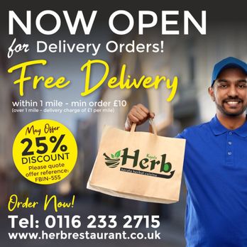 Herb - May offer - Indian Near Me - Leicester, LEC
