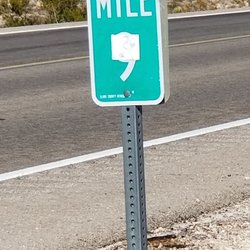 The Last Spike - It's located just before Mile Marker 9 headed towards Las Vegas