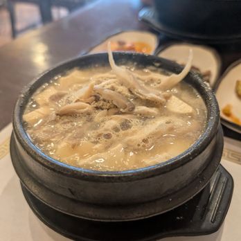 Cho Dang House - Perilla, mushroom and tofu soup - Korean Near Me - Fort Lee, New Jersey Cho Dang House - Perilla, mushroom and tofu soup - Korean Near Me - Fort Lee, New Jersey