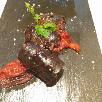 Irati Taverna Basca - Morcilla - blood sausage - Tapas Bars Near Me - Barcelona, B Irati Taverna Basca - Morcilla - blood sausage - Tapas Bars Near Me - Barcelona, B