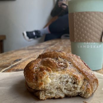 Kaffe Landskap - dense and buttery cardamom bun - Coffee & Tea Near Me - New York, New York