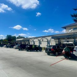 Wet Rabbit Express Car Wash - Lots of spaces to vacuum.