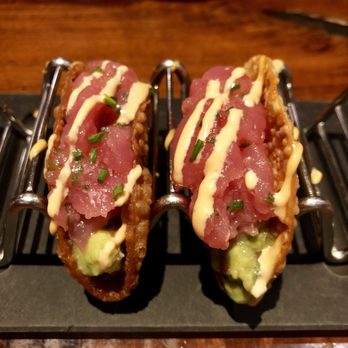 Del Frisco's Grille - Ahi Tacos* - New American Near Me - Hoboken, New Jersey Del Frisco's Grille - Ahi Tacos* - New American Near Me - Hoboken, New Jersey
