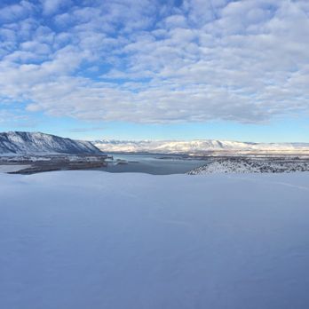 The Inn at Gamble Sands - This is the view from our room at Gamble Sands. December 2016. - Resorts Near Me - Brewster, Washington