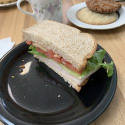 The Sweet Life Cafe - Turkey and Havarti on Brown