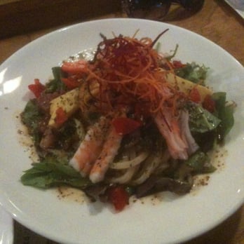 Densetsu - Seafood Pasta (Cold Udon Noodle Salad with Sashimi) - Japanese Near Me - Plano, Texas
