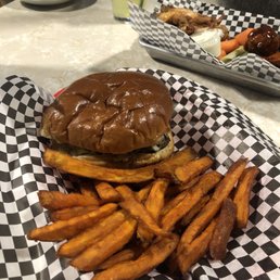 Tasted about like a well done bubba burger, fries decent Tasted about like a well done bubba burger, fries decent