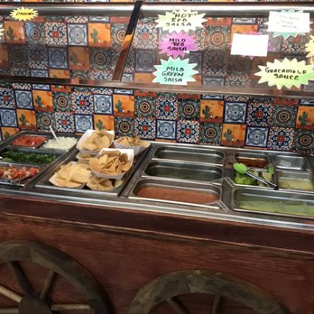 Los Compadres Mexican Taqueria - Complementary condiment bar - Mexican Near Me - Batavia, New York