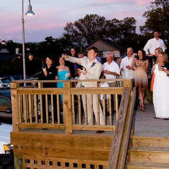 Aqua Restaurant - More sabering on Aqua S side deck - Seafood Near Me - Duck, North Carolina Aqua Restaurant - More sabering on Aqua S side deck - Seafood Near Me - Duck, North Carolina