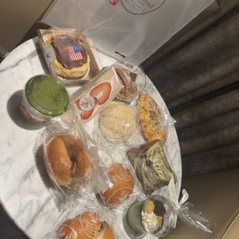 Pullman Bread - Matcha pudding, matcha tiramisu, fruit sandwich, anpan, yuzu cheesecake, Mont Blanc, melon pan - Japanese Near Me - Enterprise, Nevada