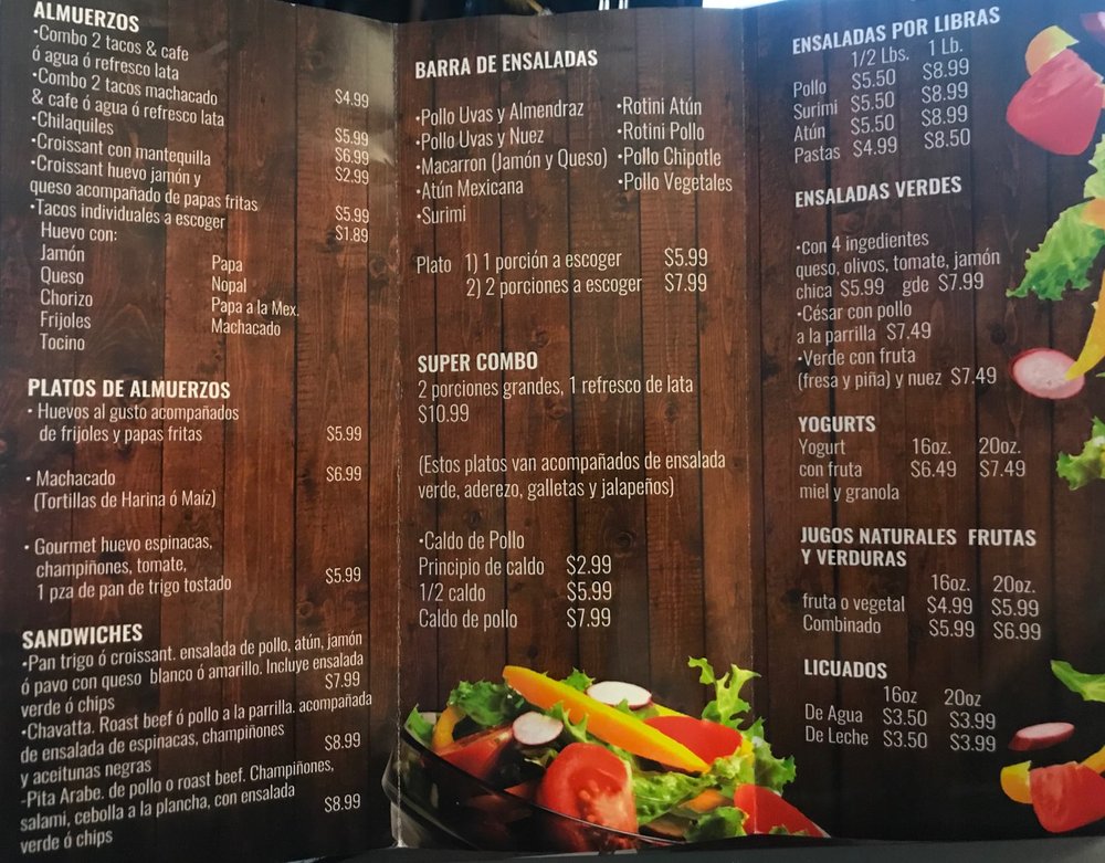 SALADS & MORE Updated September 2024 1201 Chicago Ave, McAllen