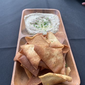 Sofreh - Baba Ghanoush pita chips - Mediterranean Near Me - Los Angeles, California