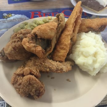 Robbins Nest Restaurant - A loaded plate! - Southern Near Me - Selma, North Carolina