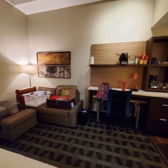 TownePlace Suites by Marriott Boone - King bedroom space (desk w/ chair and sofa with ottoman) - Hotels Near Me - Boone, North Carolina