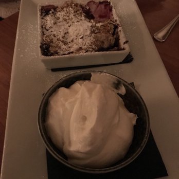 Thompson House Eatery - Blueberry and apple crisp! - New American Near Me - Jackson, New Hampshire Thompson House Eatery - Blueberry and apple crisp! - New American Near Me - Jackson, New Hampshire