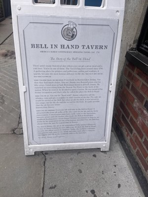 Menu photo 2 The Bell In Hand Boston, MA Menu photo 2 The Bell In Hand Boston, MA