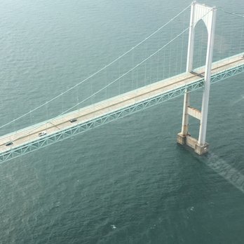 Newport Helicopter Tours - Newport bridge from high above - Tours Near Me - Middletown, Rhode Island Newport Helicopter Tours - Newport bridge from high above - Tours Near Me - Middletown, Rhode Island