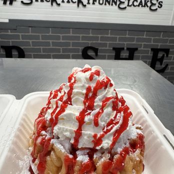 Sticky Icky Funnel Cakes - #4 STRAWBERRY SUNDAE - Juice Bars & Smoothies Near Me - Long Beach, California Sticky Icky Funnel Cakes - #4 STRAWBERRY SUNDAE - Juice Bars & Smoothies Near Me - Long Beach, California