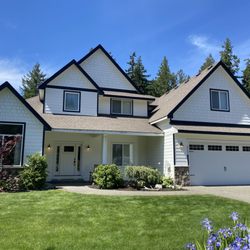 Color Coated Painting - full exterior paint with emerald paint two coats