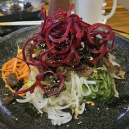 The bibimbop was beautiful and delicious!!!