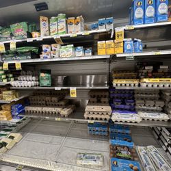 Safeway - Hardly any eggs. Random other items tossed in, tho.